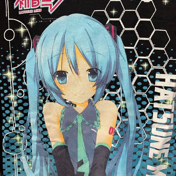 Hatsune Miku The Virtual Idol Chibi Style Anime Bleach Dye Small - Picture 2 of 4